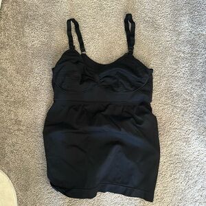 Kindred Bravely Sublime Hands-Free Nursing and Pumping Tank Top, Black, Large